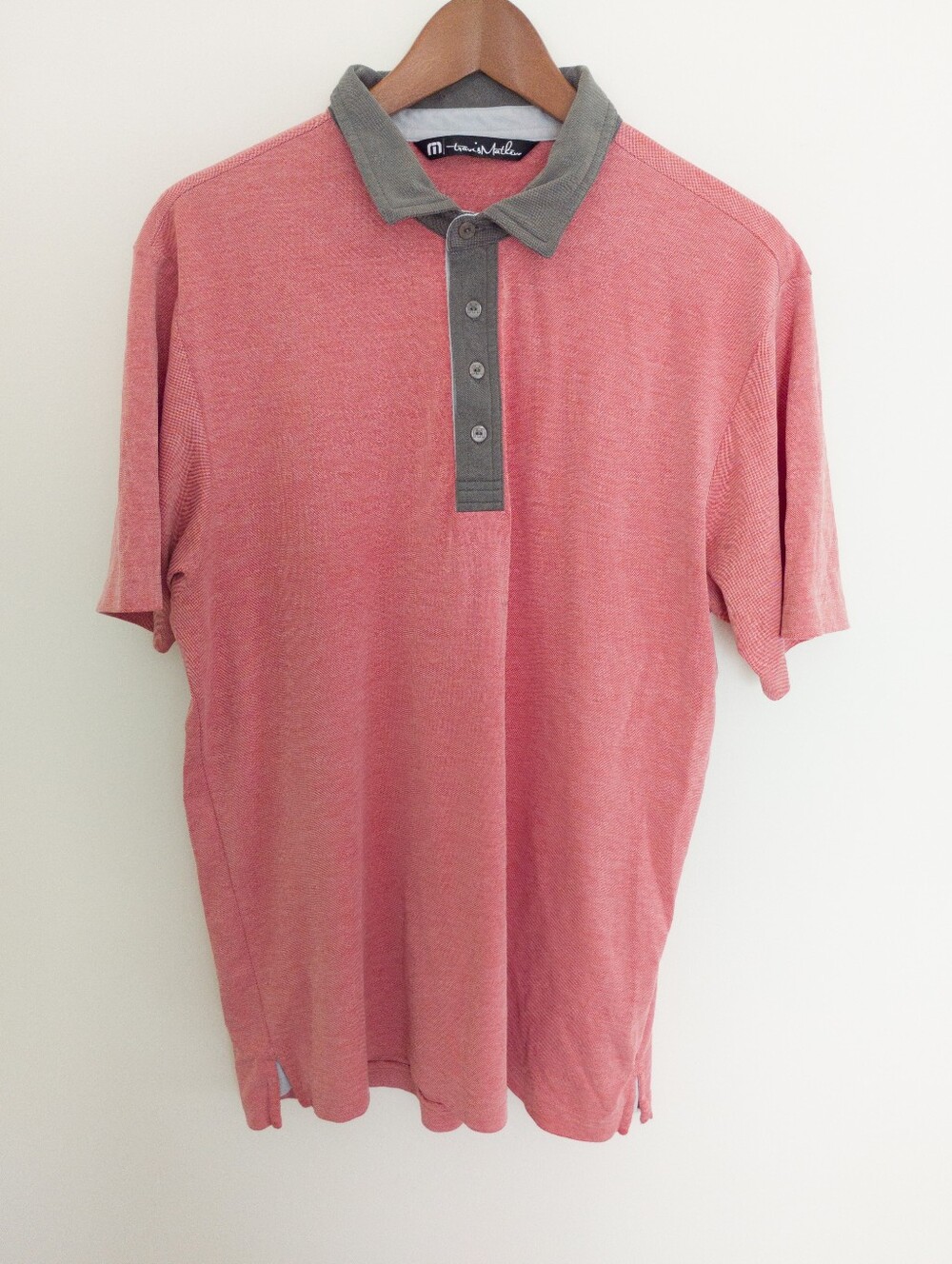 Travis Mathew Men's Pima Cotton Blend Short Sleeve Golf Polo Size Large